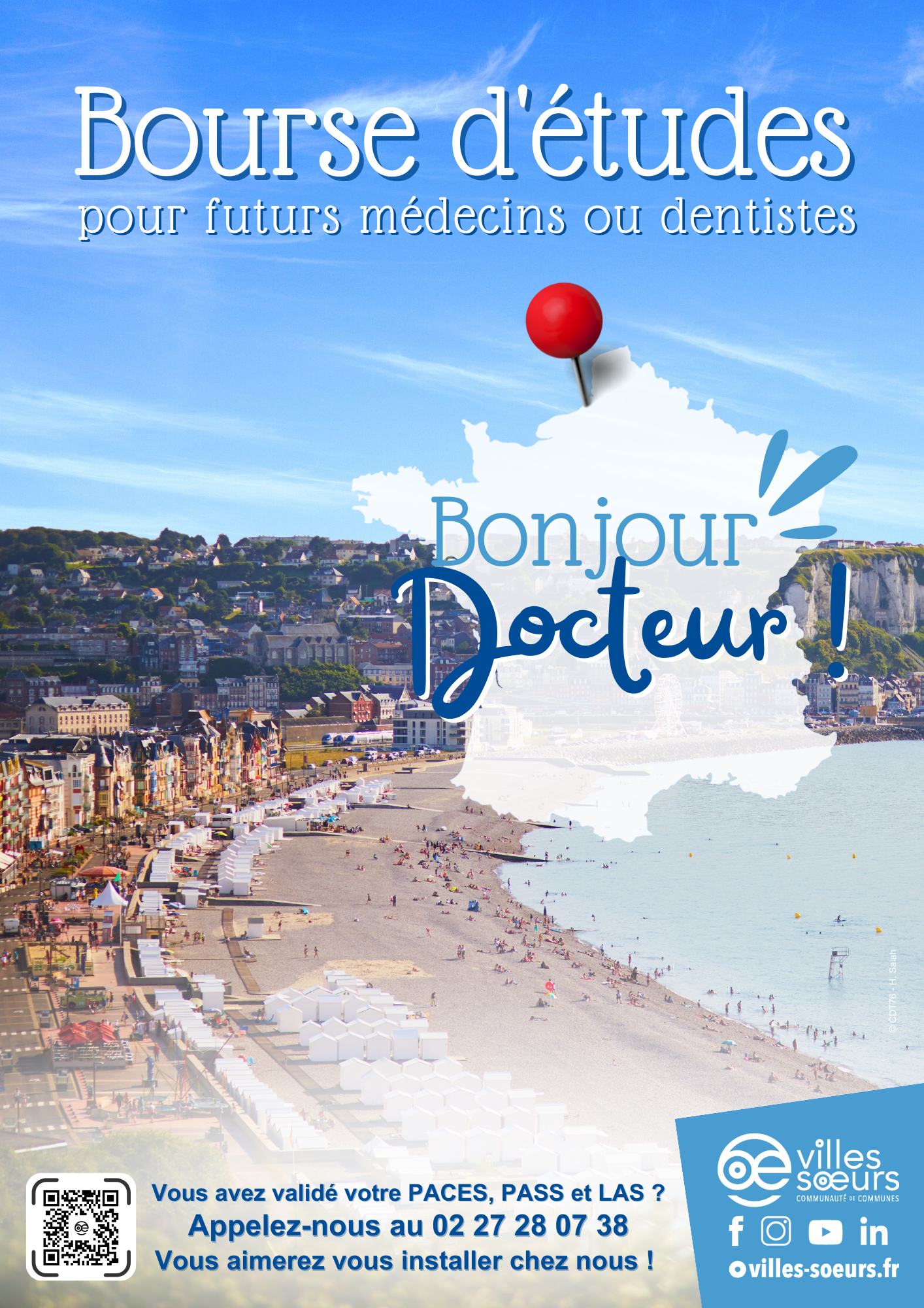 Affiche CCVS bourse d'études médicales