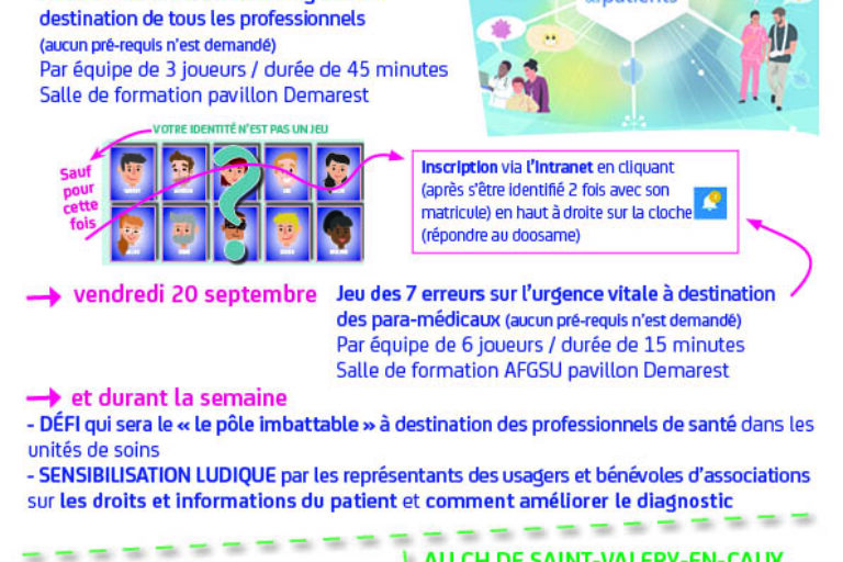 🏥 La semaine sécurité patient, cette année, c’est en septembre que ça se passe ! 🏥