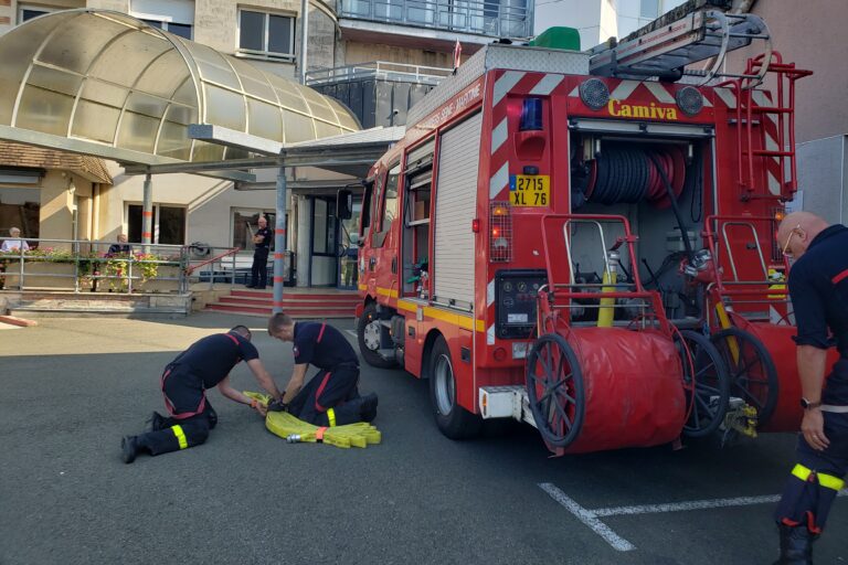 Un exercice… à grande échelle (de pompiers) !