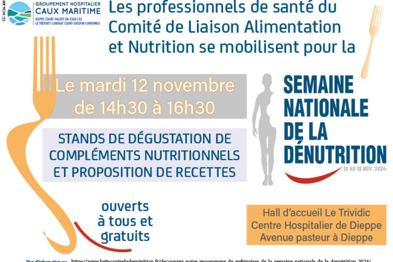 5ème édition de la Semaine nationale de la dénutrition du 12 au 19 novembre 2024