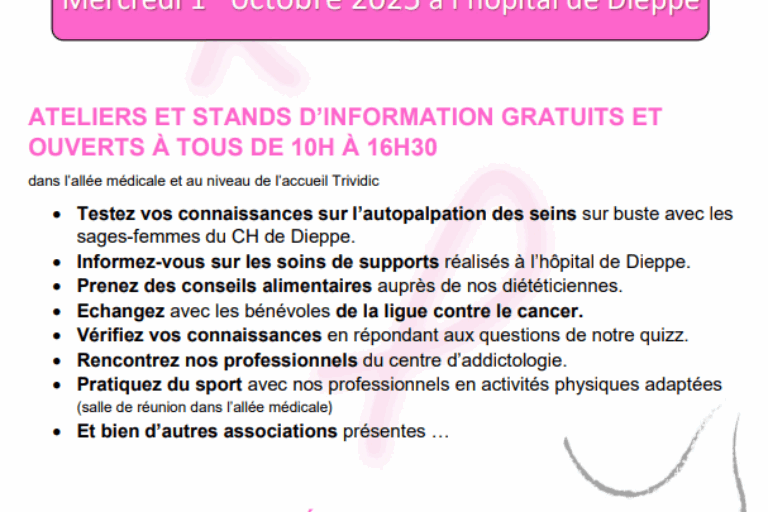 Octobre Rose commence aujourd’hui !