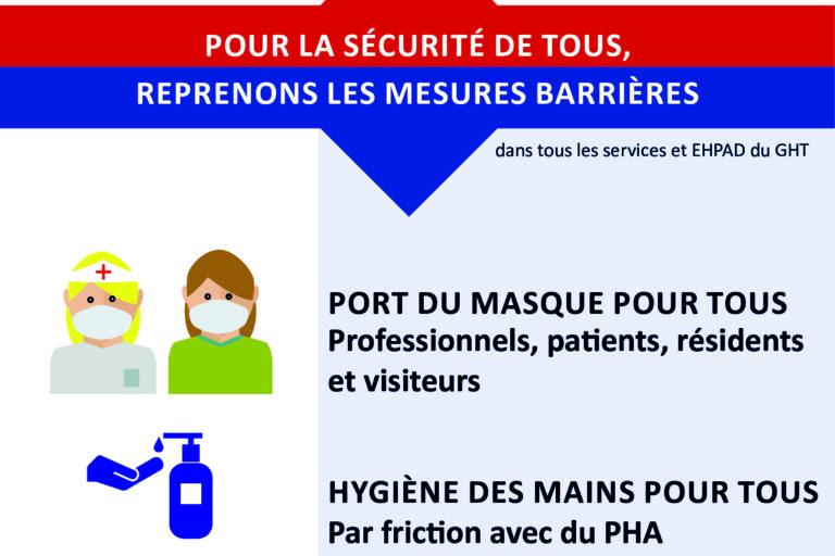 🏥 Pour la sécurité de tous, reprenons les mesures barrières 🏥