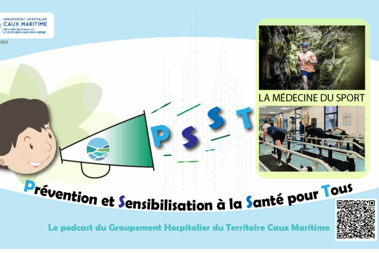 Épisode 10 du podcast « PSST » – La médecine du sport