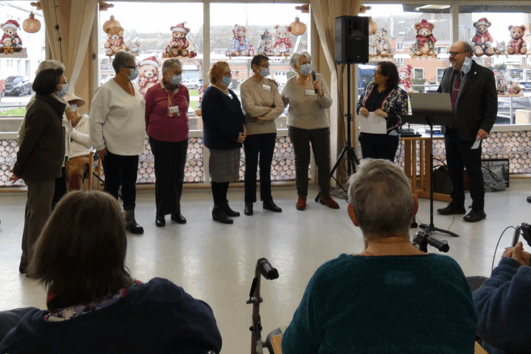 🤝 Cérémonie des vœux aux résidents de l’EHPAD du CH de Eu 🤝